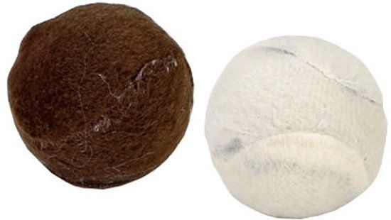 Beeztees Pluche Tennisbal Beige, Bruin