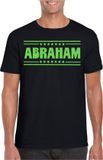 Bellatio Decorations Verkleed shirt voor heren - abraham - zwart - glitter - verjaardag/themafeest - 50 jaar M