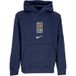 Nike NBA City Edition Club Fleece Hoodie Los Angeles Lakers College Navy