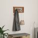 VidaXL Jassenhaak naturel 50 x 10 x 25 cm massief mahoniehout