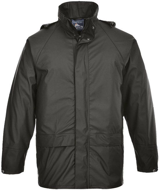 Portwest Sealtex Klassieke Jas S450 - Zwart - XL