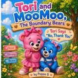 Tori and MooMoo, The Boundary Bears: Tori says, "No Thank You"