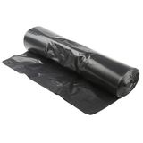 Homéa Set van 10 vuilniszakken, 130 l, schuifbanden, zwart