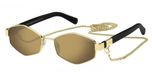 Marc Jacobs MARC 496/S Gold black 2 55/17/140 Vrouwen Zonnebrillen