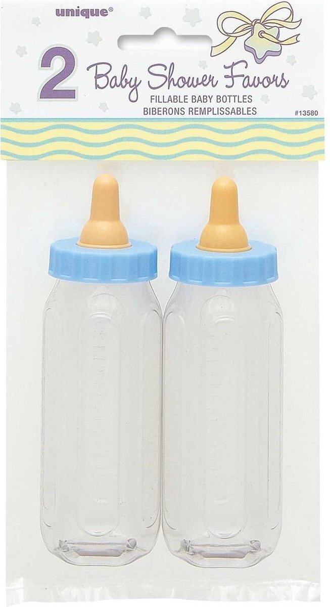 Unique Babyflesjes 250 ml 2 Stuks Blauw