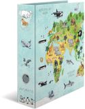 Herma Motief ordner A4 Wereld map
