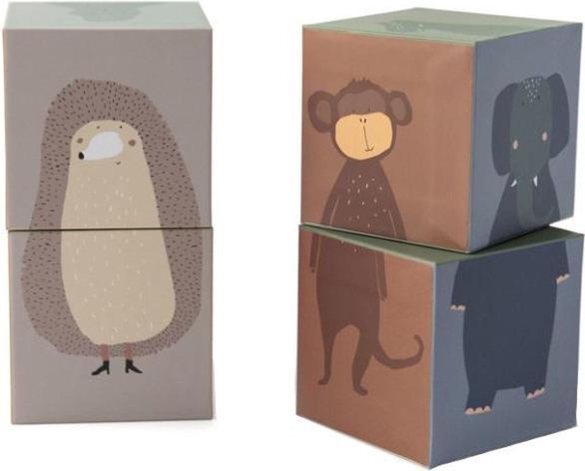 TRIXIE - Kubus Puzzel Dieren - Multicolor - 2021