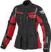 Berik Torino veste de moto imperméable pour femme, noir/rouge, taille 50