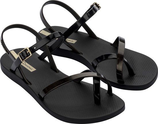 Ipanema Fashion Sandal - Black - Women's Size 39 - Flat Sandals