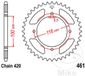 JT-prockets Couronne 49Z PAS 420 Diamètre Intérieur 100 Entraxe Fixation 116