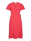 VILA VILOVIE S/S WRAP MIDI DRESS