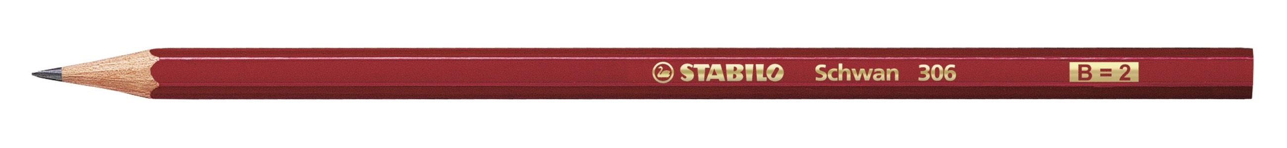 Stabilo Schwan Grafietpotlood - Rood - B - Per stuk