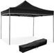 Divina Fire Tente pliante pliable 3 x 3 mètre PVC noir imperméable