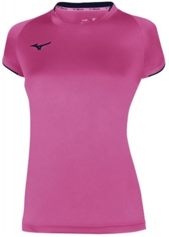 Mizuno volleybalshirt core ss roze dames