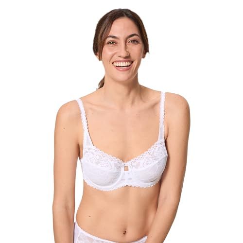 Playtex Balconnet Flower Elegance - Damesbeha - 75D - Wit