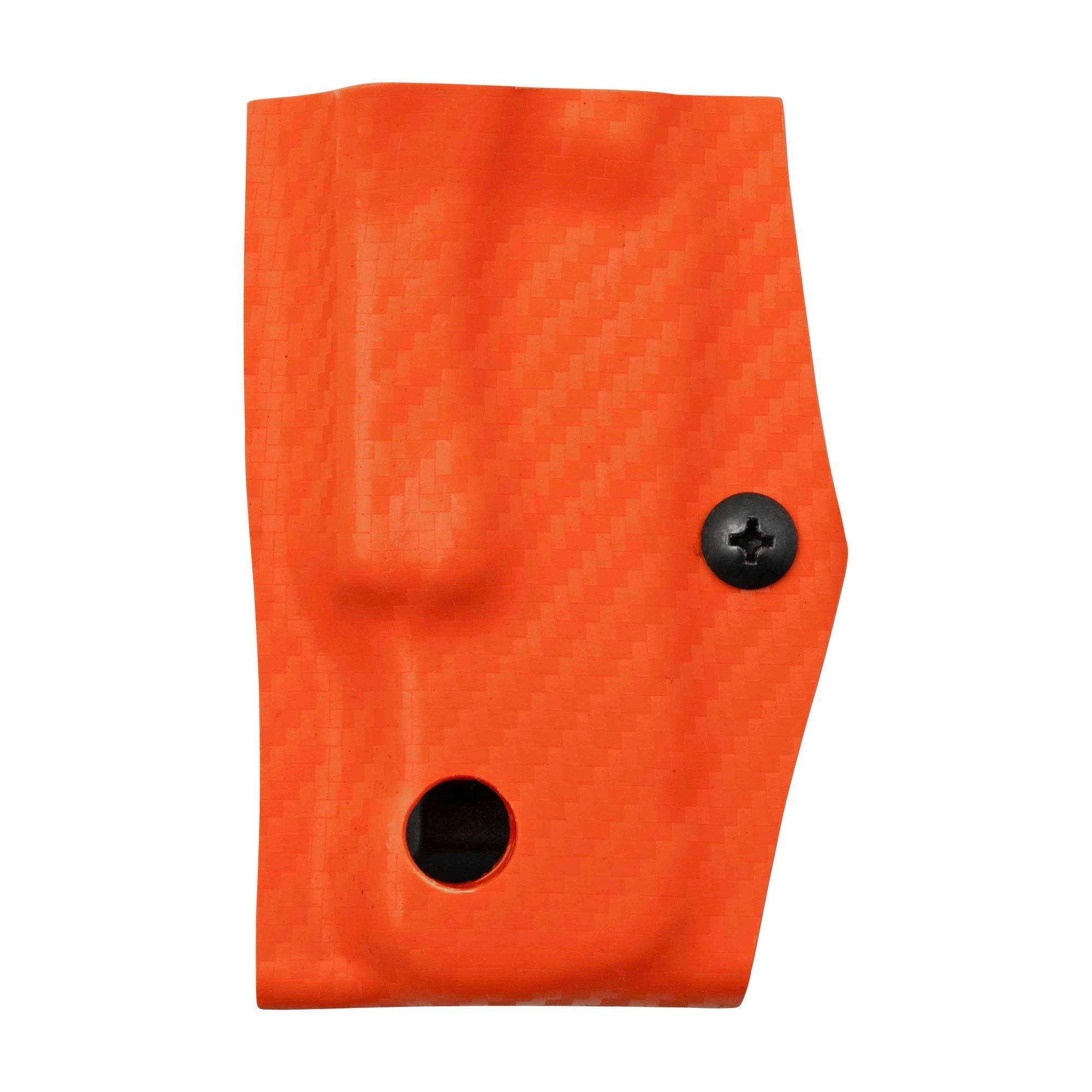 Clip And Carry Kydex Sheath Leatherman Skeletool - Carbon Fiber Orange