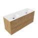 Saniclass Badkamermeubelset - 120x45x61.5cm - Mat eiken natural
