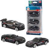 Giochi Preziosi Carabinieri – model 2 set bestaande uit 3 voertuigen, de cast met vrijloop in schaal 1:64, originele Carabinieri, voor kinderen vanaf 4 jaar