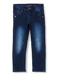 Minymo Kinderjeans, Stretch, Slim Fit, Donkerblauw Denim, Maat 104