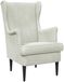 vidaXL Fauteuil Crèmekleurig Fluweel