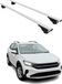 VW Taigo Porte-bagages, barres transversales, argent, 2020-2024