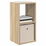 vidaXL Nachtkastje Sonoma Eiken 30,5 x 27 x 59,5 cm Bewerkt hout