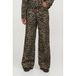 JJXX high waist wide leg jeans met panterprint