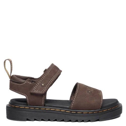 Dr. Martens nubuck sandalen bruin schoolkind