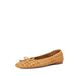 Dune LONDON Ballerina 'Heat' camel / lichtbruin