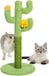 Wan GmbH Poteau griffoir vert pour chats - Poteau griffoir cactus pour chats et chatons - Poteau griffoir 60cm de haut