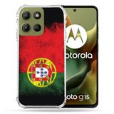 Cokitec Versterkte hoes voor Motorola G15 Travel Portugal Vlag