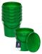 BENBOW Système de rangement seau avec couvercle 30 20 10 1 0,5 L Vert