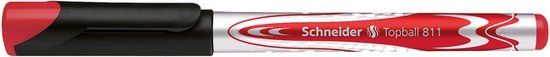 Schneider Schrijfwaren Schneider Topball 811 Rollerball Pen - Rood (Pack van 10)