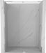Mexen Exo porte de douche, battante, 130 cm, verre transparent, finition chrome