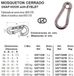 RECMAR Snap haak met oog 6mm Polyester