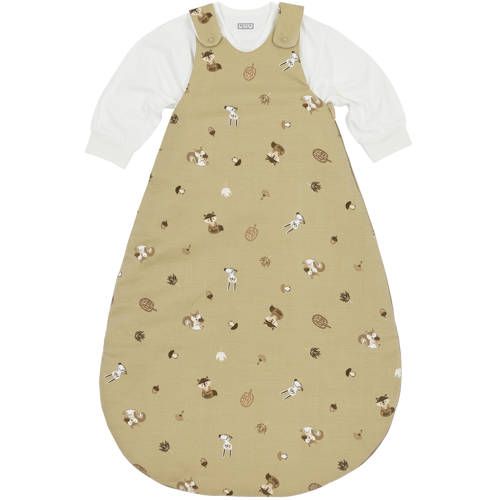 Meyco 4-seizoenen babyslaapzak Forest Animals Sand - 2-delig