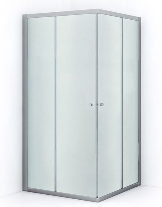 Maxaro Douchecabine Ruby Allure Matglas 90x90cm Vierkant met Schuifdeuren