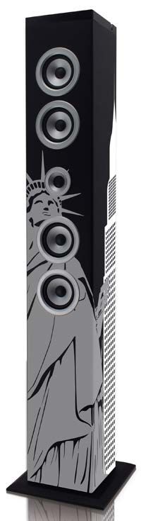 Ices Electronics Ices IBT-6 NY Liberty - Bluetooth Speaker - 40W - Multicolour