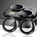 Casemania Camera Lens Glas Geschikt voor Apple iPhone 15 - Gehard Glas Camera Protector - Zwart