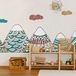 Ambiance Sticker Kinderstickers van Scandinavische bergen, Frederika, 50 x 75 cm