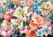 Schmidt 58891 Puzzle avec fleurs en pastel, puzzle de 1000 pièces