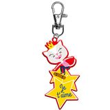 Draeger Paris – sleutelhanger voor kinderen – Je t'aime – zacht pvc, 12x3,4cm, Kunststof, Geen edelsteen