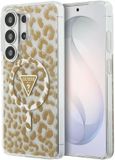 Guess Hoesje Geschikt voor Samsung Galaxy S26 Ultra - 4G Triangle Logo - Compatibel met MagSafe - Back Cover Panter Bruin