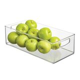 iDesign Stapelbare Opbergbak - Doorzichtig | Organizer Bin voor keuken en bijkeuken, gemaakt in de VS