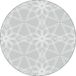 Bonateks Tapis de souris rond imprimé numériquement, base antidérapante, pour bureau et maison, diamètre : 22 cm
