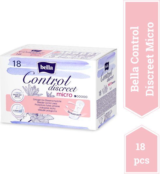 Bella Control Discreet Micro Maandverband (18 Stuks) - Licht Absorptieniveau