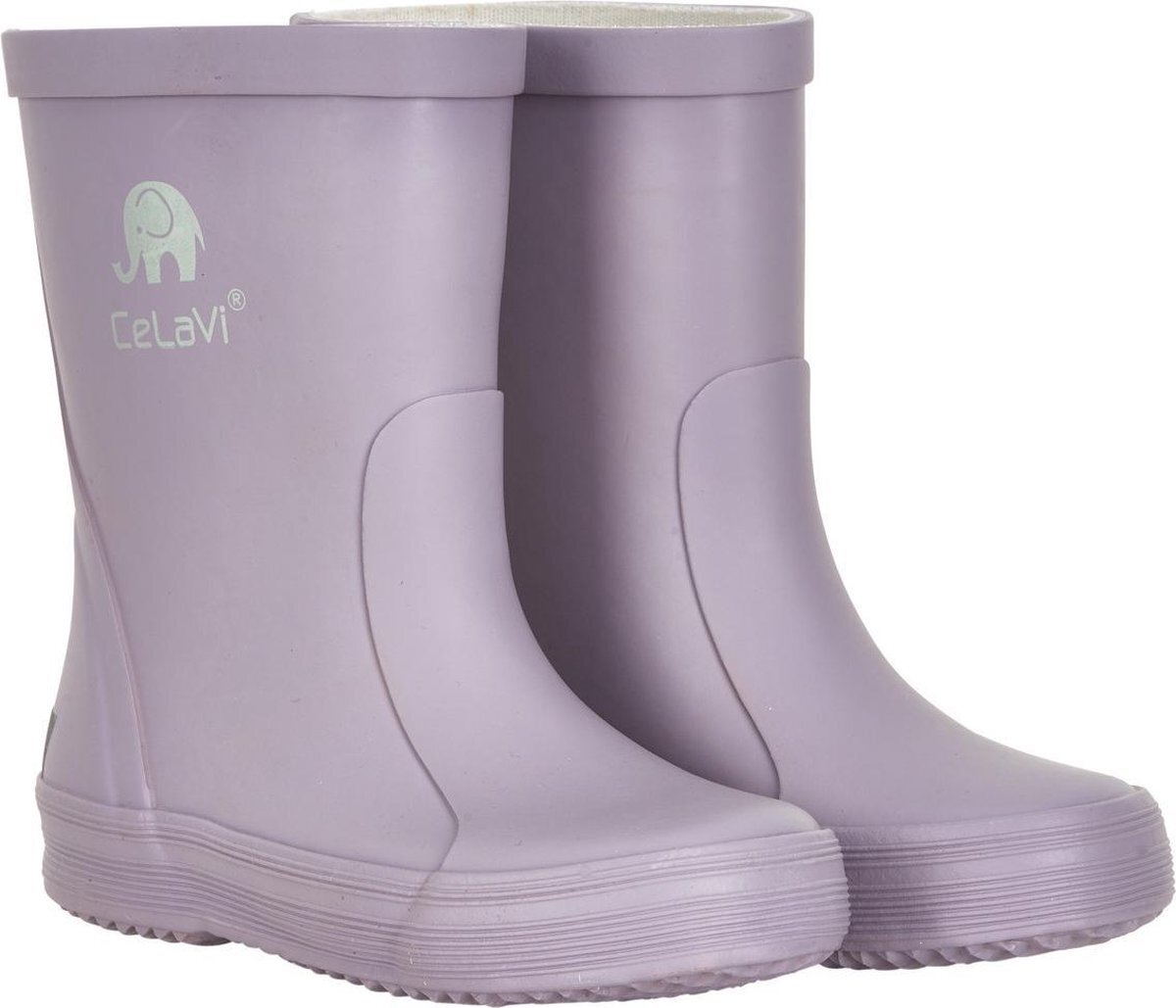 CELAVI regenlaarzen Wellies junior rubber lila