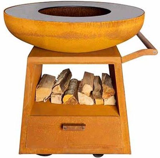 White Fire Nomad Barbecue Cortenstaal D94,5cm