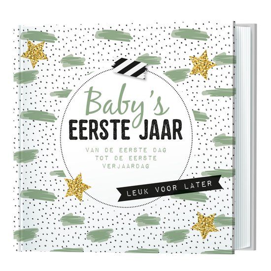 Baby's eerste jaar dagboek - Lantaarn Publisher - Esther Kerkhoff - Hardcover - Multi