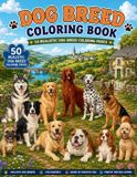 Dog Libri GmbH Dog Breed Coloring Book Paperback
